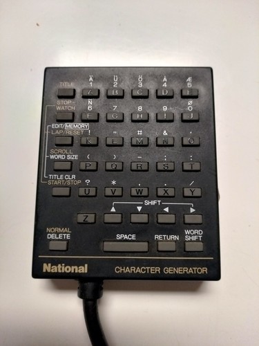 National character generator - character,