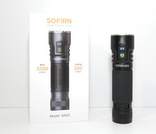 SOFIRN SR23 - 3300 lumens flashlight - 3W 365nm UV light - Type-C