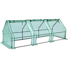 Greenhuse Grow Tunnel Frame No Cover McGregor Garden Spire Grow Tunnel