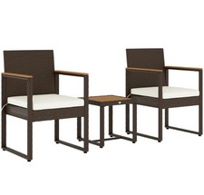 Outsunny 3-Piece Rattan Bistro