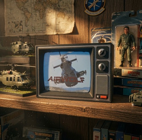Airwolf retro display stand - retro,