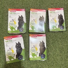 Beaphar Veto Pure Reflective Collar For Cats Repels Fleas, 35cm 5x1pk Collars