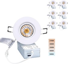 6 PK Canless Recessed Gimbal