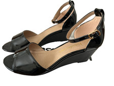 Women black patent shoes - black,