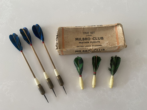 Vintage darts with - darts, milbro