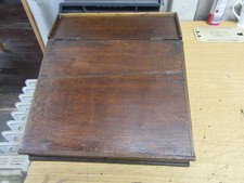 ANTIQUE CHURCH OAK BIBLE BOX,