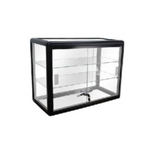 Black Aluminum Glass Counter