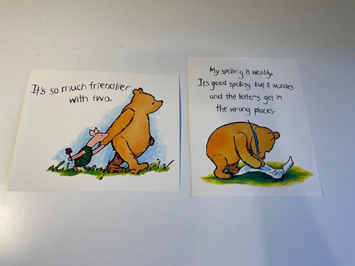 Winnie the pooh prints - x, 2