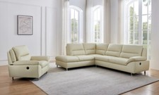 Ivory Cream Genuine Leather