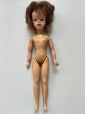 Vintage 1960s Made In England Sindy Doll With Dark Auburn Hair RARE