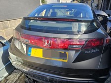 2006-2010 HONDA CIVIC MK8 REAR BOOT LID TAILGATE COMPLETE GREY NH701M USED OEM