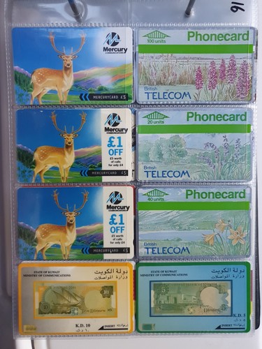 Vintage phone cards bt - vintage,