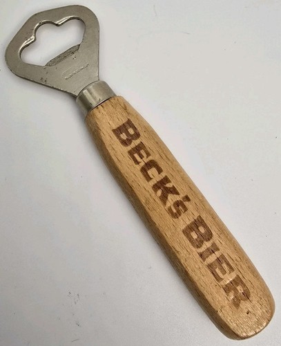 Becks bottle opener wooden - becks,