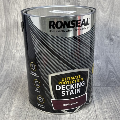 Ronseal decking paint stain - decking,