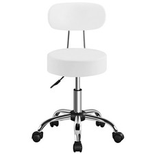 Faux Leather Salon Stool