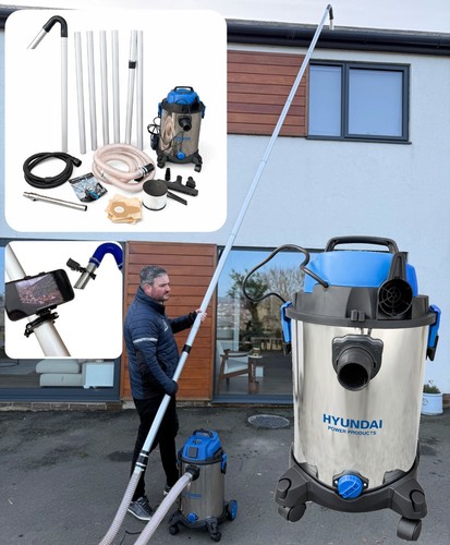 Gutter vacuum kit 5m - vacuum,