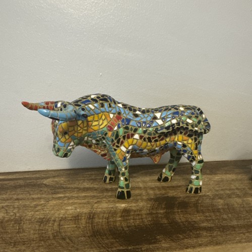Mosaic multicoloured bull - mosaic,