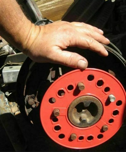 Axle bolt pattern gauge - bolt,