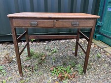 Antique oak writing - writing, table