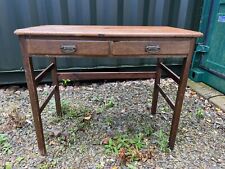 Antique Oak Table Writing Desk