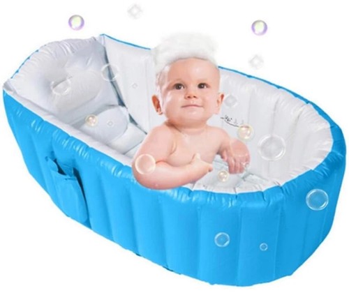 Inflatable baby bathtub - baby, bathtub,no