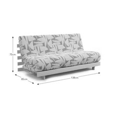 Dunelm  Double Futon Sofa Bed Mito Green