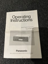 Panasonic Car Stereo Cassette