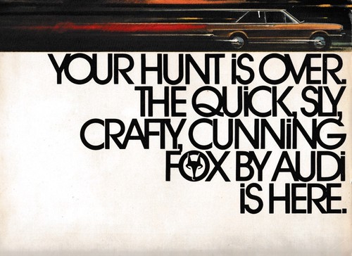 1973 audi fox page us - fox,