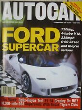 AUTOCAR 94/12/14 ROLLS ROYCE FLYING SPUR VAUXHALL TIGRA HONDA CIVIC SEAT IBIZA
