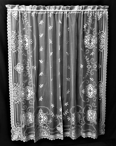 Dorsette white lace window - dorsette,