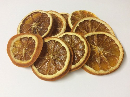 Orange slices dried - slices, edible
