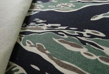 1.5m Wide Tiger Stripe Camouflage Twill Fabric f Hunting Outdoor Sports Clothes