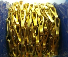 Polished Brass Chandelier Chain Mirror Picture Hanging 1 Meter Length 16mm links