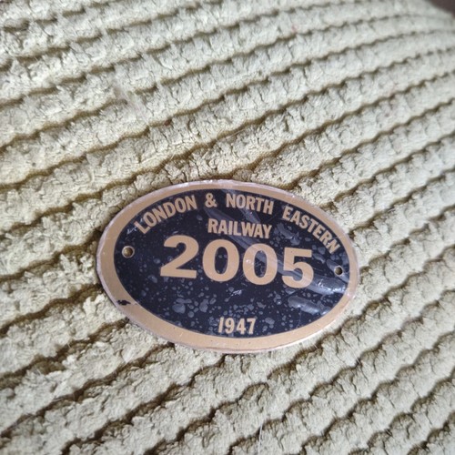 Lner metal plate - lner,