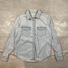 Levis Denim Shirt Mens Small