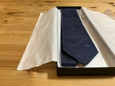 Bentley Tie, Navy Blue Silk, In Box BNNT