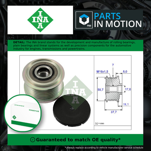Overrunning alternator pulley - overrunning,