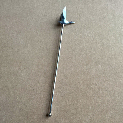 Grey goose stirrer - goose, metal