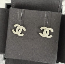 Chanel Classic Silver Crystal