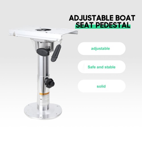 Adjustable boat seat pedestal - adjustable,