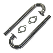 Stainless Steel J-Rohre Exhaust Pipe Karmann Ghia 14 VW Bug + Cabriolet 1300