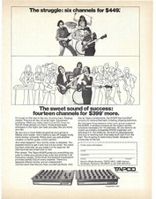 1978 tapco 6100r mixer - 6100r, music