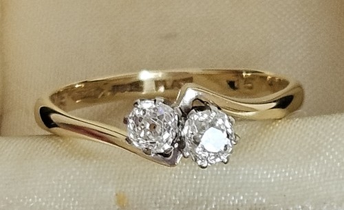 18ct gold platinum toi - , et