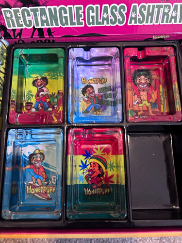 Honeypuff rectangle glass - rectangle,