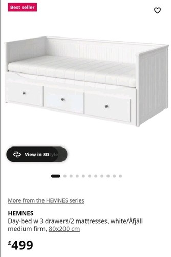 Ikea hemnes day bed - ikea,