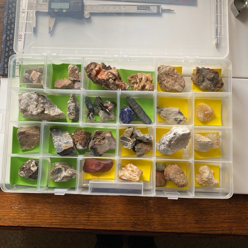 Mineral rock specimens in - &,