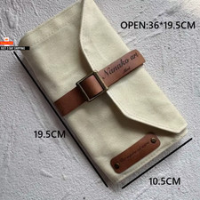 Oil Wax Leather Pen Roll