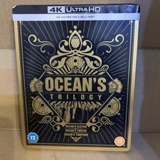 Ocean's Trilogy Steelbook 4K & Bluray 6 Disc Set