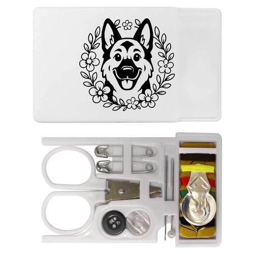 German shepherd floral - 'german,