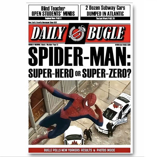 Daily bugle newspaper - daily, artwork